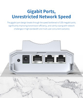 Routeur point d'accès extérieur COMFAST CF-EW87 OpenWRT double bande BE 3600 WiFi 7, nouveau routeur WiFi Gigabit 300 Mbps à trois antennes