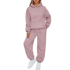 Survêtement de sérigraphie anti-odeur Survêtement surdimensionné pour femmes OEM Service Design Vêtements de sport personnalisés Training Jogging Wear Survêtements - Product Image 1