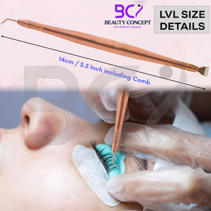 Nouvelle arrivée avec peigne bonne vente avec le meilleur fournisseur avec des outils de séparation des cils en acier inoxydable de forme incurvée - Product Image 6