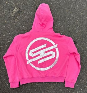 Sudadera con capucha de diamantes de imitación de alta calidad, mezcla de algodón básico transpirable, sudaderas con capucha bordadas con diamantes de imitación de calidad más vendida - Product Image 4