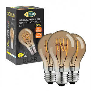 Vintage A60 LED <b>Bulb</b> 5W Dimmable Light Stylish Retro Design - Product Image 2