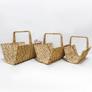 Handmade Water Hyacinth <b>Storage</b> <b>Box</b> by Artex Dong Thap <b>Decorative</b> and Eco Friendly Organizer Basket for Home - Product Image 4