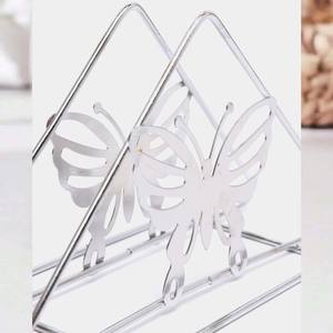 CASAMAX WL AS-9805 Portatovaglioli a Forma di Farfalla in Ferro, Elegante e Creativo, Ecologico e Portatile, Ideale per Compleanni - Product Image 4