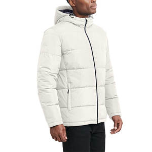 Vente chaude hommes sublimé décontracté doudoune respirant à capuche pleine fermeture éclair à manches longues chaud Streetwear hiver doudoune - Product Image 6