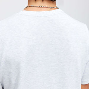 Venta al por mayor de encargo del cuello redondo impreso hombres Camiseta cómoda 100% algodón Stock manga corta de gran tamaño ajuste transpirable de punto - Product Image 3