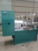 Grote Vacuümoliepers, Verwerking 300-400Kg Per Uur Met Twee Oliefiltervaten Capaciteit Uur Notenoliepers HJ-PR125