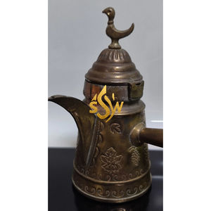 Ustensiles de cuisine théière Dallah forme et taille personnalisées table décorative islamique Dallah cafetière et théière pour mariage et fête - Product Image 5