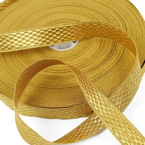 Trenza de metal hecha a mano, encaje de alambre de lingote francés, cinturón ceremonial personalizado, trenzas, cordones de trenzas de Mylar - Product Image 4