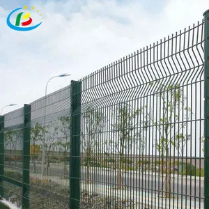 高安全性1.8*2.4米镀锌和聚氯乙烯涂层钢焊丝358监狱清晰视图围栏面板待售