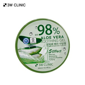 Gel Calmante de Aloe Vera 3W Clinic 300g, Humectante para Piel Seca, para Rostro y Cuerpo, Suministro OEM - Product Image 1