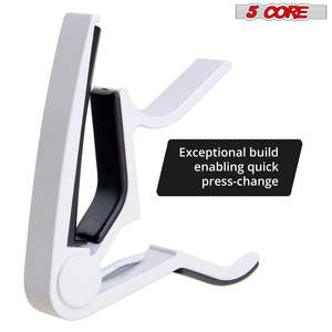 Capo 5Core pour guitare acoustique et électrique, pince Kapo à 6 cordes pour banjo, mandoline, ukulélé - Product Image 6