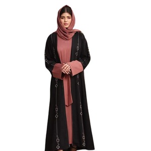 Utilisation quotidienne personnalisée en gros islamique dames abaya vêtements fabricant professionnel tenue décontracté été printemps 2024 femmes Abaya - Product Image 1