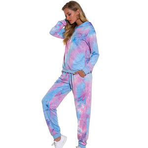 Ensemble de survêtement pour femmes, deux pièces décontractées, coupe confortable, tissu doux pour la salle de sport, l'entraînement, la détente et la mode de tous les jours - Product Image 3