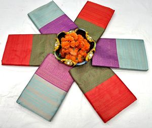 DERNIÈRE CONCEPTEUR BEAU RICHE PALLU JACQUARD TRAVAIL SUR TOUT LE SAREE. - Product Image 6