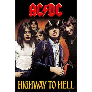Affiche moderne AC/DC avec un style de design portrait - Product Image 2