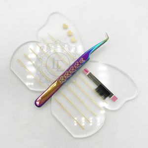 คีมหนีบขนตา90องศาสีรุ้งปลายแหลม-กระเบื้องขนตาผีเสื้อแบบยั่งยืน - Product Image 5