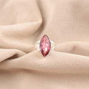 Handmade Pink <b>Tourmaline</b> Ring 925 Sterling Silver October Birthstone Jewelry Elegant Gift For Women Boho Design - Product Image 2