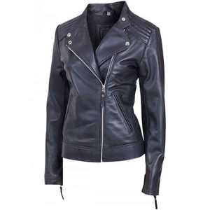 Nouveau design, meilleure qualité, prix de gros, veste confortable pour femmes en cuir pour l'hiver, veste Varsirt élégante avec logo personnalisé - Product Image 3