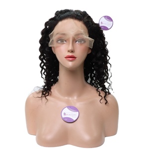 13 Por 4 Todos los patrones Pelucas de cabello humano Frente de encaje Sin pegamento Por cabello vietnamita Peluca frontal de encaje transparente con bebé - Product Image 4