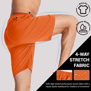 High Quality Custom Logo Casual Shorts <b>Pants</b> Breathable Sweat Shorts <b>for</b> <b>Men</b> 5 Inch Knee-Length Gym <b>Running</b> Jogging Shorts - Product Image 4