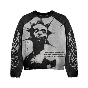 เสื้อยืดแขนยาวลายพรางโพลีเอสเตอร์พรีเมียม แผ่นผ้าตัดต่อสีตัดกัน โลโก้แบบซับลิเมชั่นสั่งทำ เสื้อยืดผ้าฝ้าย 100% สำหรับผู้ชาย ทรงหลวม พิมพ์ลาย - Product Image 6