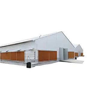 chicken breeding shed chicken farm house climate controlled poultry house prefab laying chicken house