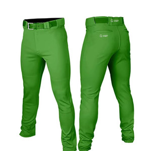 Venta al por mayor bajo precio uso al aire libre hombres pantalones de béisbol ropa deportiva ropa de béisbol algodón hecho personalizar pantalones de béisbol - Product Image 1
