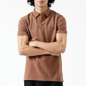 Camisas Polo de Moda Masculina 100% Algodón, Nuevo Diseño con Logotipo Personalizado, Color Sólido, Tejido Transpirable, Gran Venta - Product Image 3