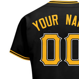 Camiseta de Béisbol para Hombre, Corte Ajustado, Gran Venta, Alta Calidad, 100% Poliéster, Diseño/Logotipo/Nombre de Equipo Personalizable, Secado Rápido, Transpirable, OEM - Product Image 4