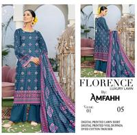 Pakistanais de haute qualité pelouse shalwar kameez pour dames costumes de pelouse pakistanais pour femmes robe d'été femmes vêtements SummerWear
