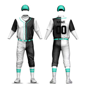 2025 Wholesale Men <b>Baseball</b> Uniform Custom Team Outfit Full <b>Set</b> Quick Dry Fabric Sublimated Sportswear OEM Manufacturer - Product Image 4