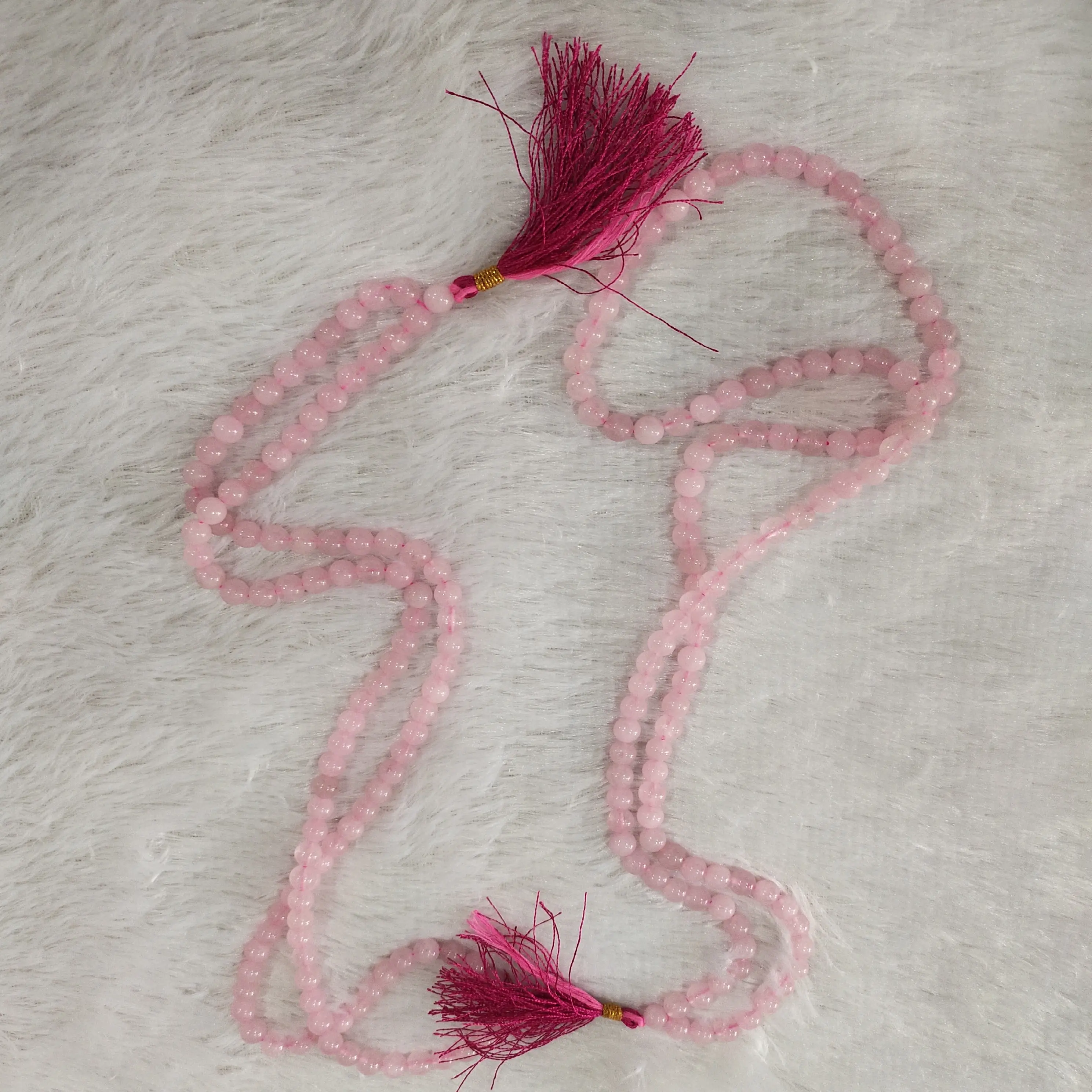 Bellissime linee di quarzo rosa naturale all'ingrosso per la terapia curativa per Vaastu per articoli religiosi di gioielli