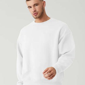 Sweat à col rond décontracté pour homme-Pull léger et respirant avec poignets et ourlet côtelés, idéal pour la superposition au printemps - Product Image 6