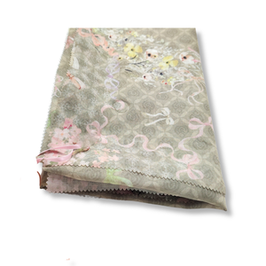 Reiko Series, bufanda de algodón de manga corta, hiyab con estampado Digital de oliva para Primavera, materiales Premium, atuendo informal diario, venta al por mayor - Product Image 2