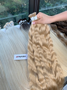 Extensiones de Cabello Humano Virgen de Lujo de 30 Pulgadas, Super Dobles, Naturales, Onduladas y Sedosas, Sin Caída, Disponibles en Todos los Colores - Product Image 4