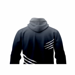 Sweat à capuche zippé sur mesure avec impression numérique et broderie, nouveau design, en polaire, streetwear d'hiver, col à capuche - Product Image 5