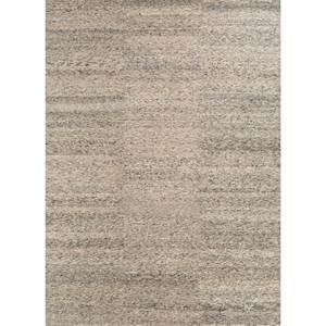 พรมขนสัตว์ถักมือสีเบจและสีน้ำตาล รุ่น Siwj-01 สำหรับทางเข้าบ้าน ห้องนั่งเล่น ห้องโถง - พรมสีพื้นรูปทรงสี่เหลี่ยมผืนผ้า - Product Image 1