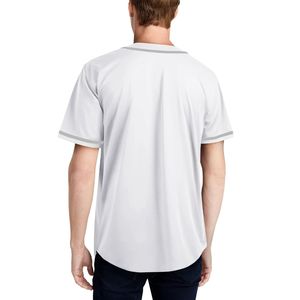 Camisetas de béisbol con botones 2025 al por mayor camisetas deportivas de manga corta con servicio OEM personalizadas para hombre - Product Image 6