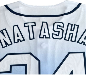 ชุดเบสบอลผ้าโพลีเอสเตอร์แห้งเร็วเสื้อสเวตเตอร์ขนาดใหญ่ทรงหลวมและระบายอากาศได้ดีดีไซน์กระดุมแบบปรับแต่งได้ - Product Image 4