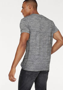OEM personnalisé 200 GSM texturé coton hommes été à manches courtes travail T-Shirt couleur unie demi-manches cou 100% coton ample - Product Image 6