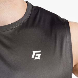 เสื้อกล้ามผู้ชายสีเทา Bounce - Product Image 4