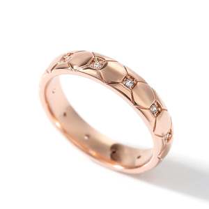 แหวนแต่งงาน Jeulia Eternal Love ชุบโรเดียม เงินสเตอร์ลิง สำหรับผู้หญิง - Product Image 2