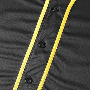 Camiseta Deportiva de Béisbol Hip Hop Personalizada para Hombre y Mujer, Manga Corta, Antibacteriana, 100% Poliéster, Colores y Logotipo Personalizables - Product Image 6