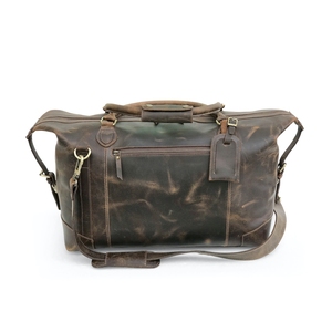 Sac de sport de week-end en cuir Buffalo Traveler Bagages de qualité supérieure pour le voyage - Product Image 2