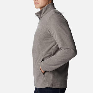 Zip Closure <b>Jacket</b> For Men Wholesale Rate OEM Service Full Sleeve Stand Collar Winter <b>Jacket</b> <b>Fleece</b> Material Warm Soft Material - Product Image 5
