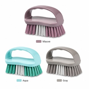 Handheld Nail and Collar Cleaning Brush PP Laundry <b>Scrub</b> Brush for Cuff Fabric Sink Bathroom Household Cleaning - Product Image 3