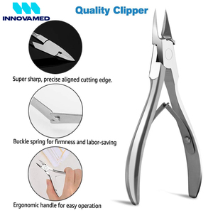 High Precision Stainless Steel Toenail Clippers Straight Blade for Thick Toenails Podiatry <b>Nail</b> Pliers Professional <b>Nail</b> <b>Tool</b> - Product Image 3