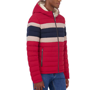 Doudounes d'hiver pour hommes de grande taille pour hommes avec fermeture à glissière et fermeture OEM de grande taille vestes rembourrées pour hommes avec logo - Product Image 6