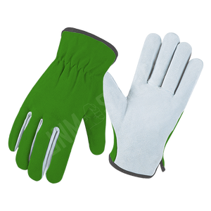 Guantes DE SEGURIDAD DE CUERO dividido de piel de vaca de Venta caliente protección de manos protectora para conductores guantes de trabajo para uso diario - Product Image 4