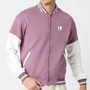 Super qualité haute qualité toile avant Logo écologique respirant Letterman veste d'hiver nouveau style à la mode - Product Image 1